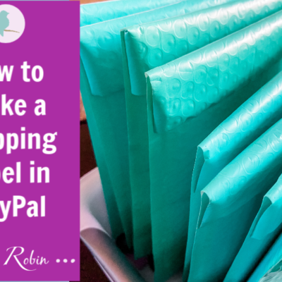 How to Make a Shipping Label in PayPal
